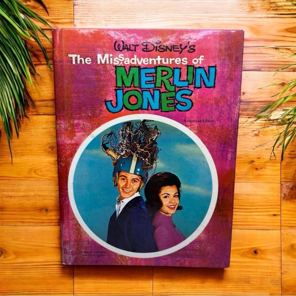 VINTAGE 1964 Walt Disney’s The Misadventures of Merlin Jones Hardcover Book
